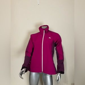 Adidas Climaproof full zip jacket womens large windbreaker/fleece